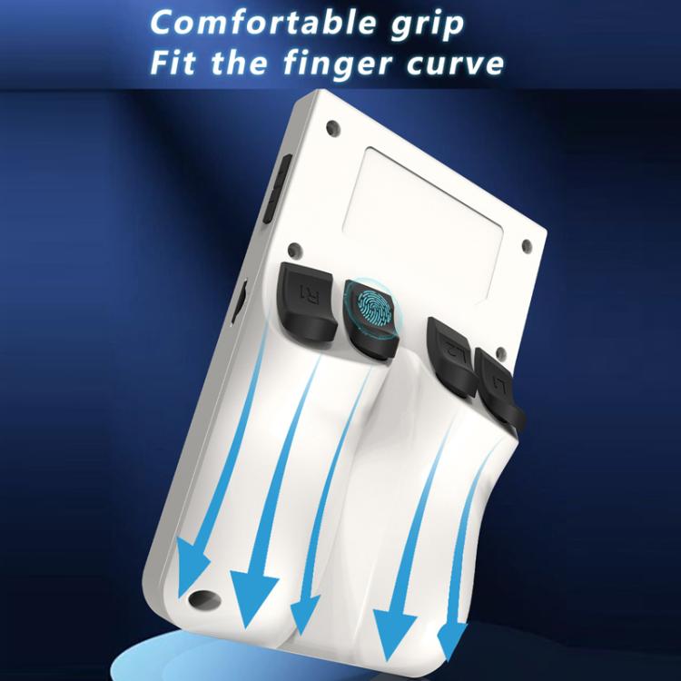 Portable Open Source GBA/FC Arcade Handheld Game Console, Size: 128G(Transparent Black) by bashfashion