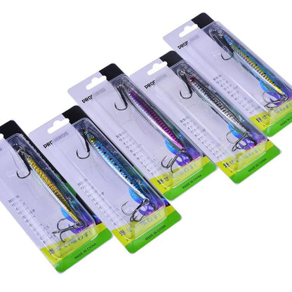 35G PROBEROS LF151 Long-Distance Casting Sinking Lure 3D Fast-Draw Sea Fishing Mackerel Hook(D) by PROBEROS