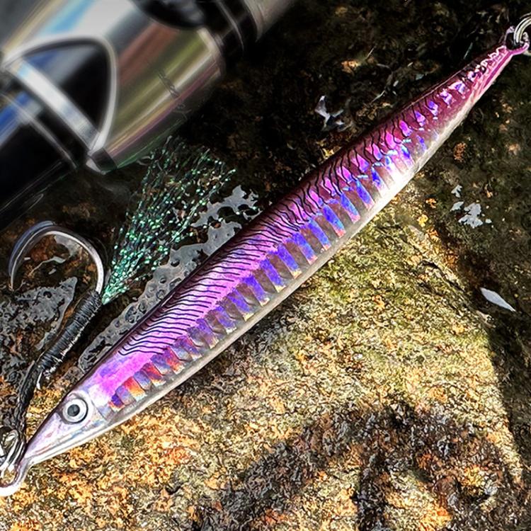 14G PROBEROS LF151 Long-Distance Casting Sinking Lure 3D Fast-Draw Sea Fishing Mackerel Hook(C) by PROBEROS