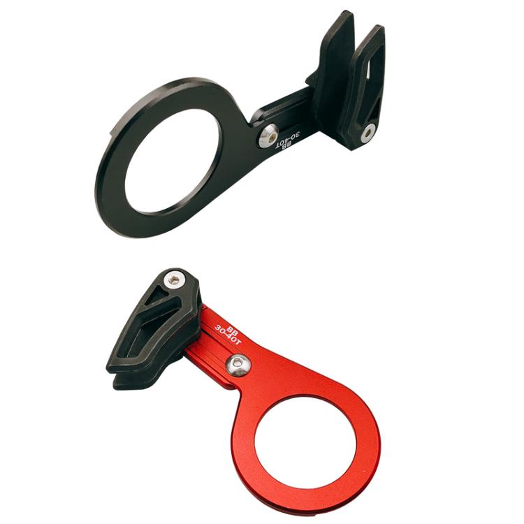 Bicycle Front Derailleur Single-Plate Positive Negative Tooth Chain Guide, Color: BB Center Shaft Model Red by BIKERSAY