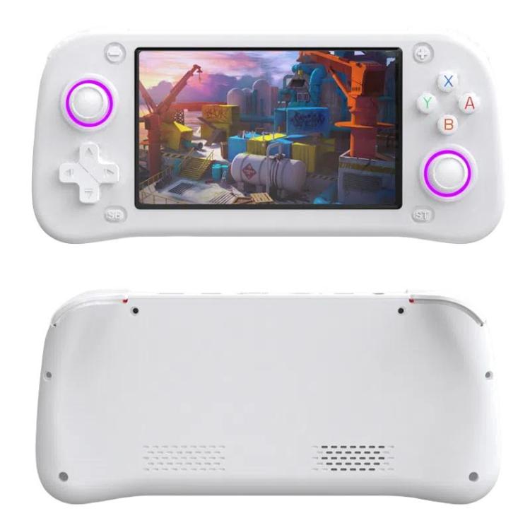 XF43 Retro Handheld Game Console Open Source 4.3 Inch Large Screen Gaming Video Players Console 128G(White) by bashfashion